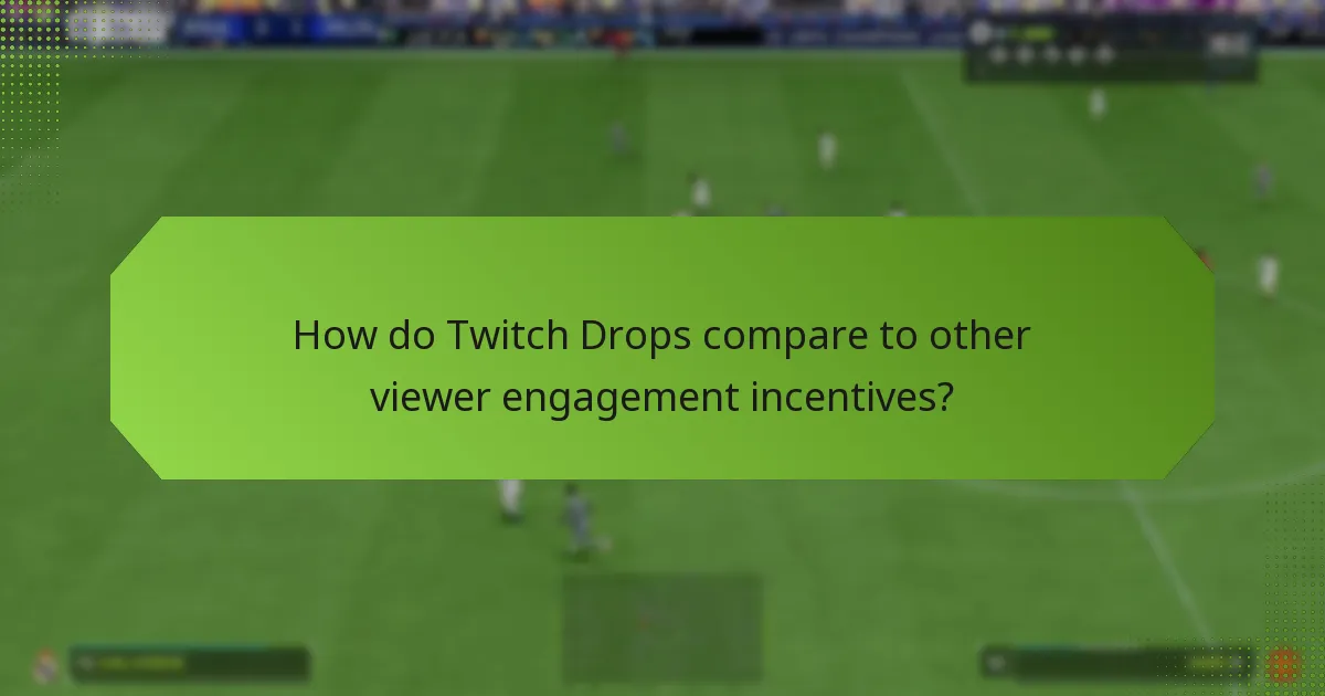 How do Twitch Drops compare to other viewer engagement incentives?